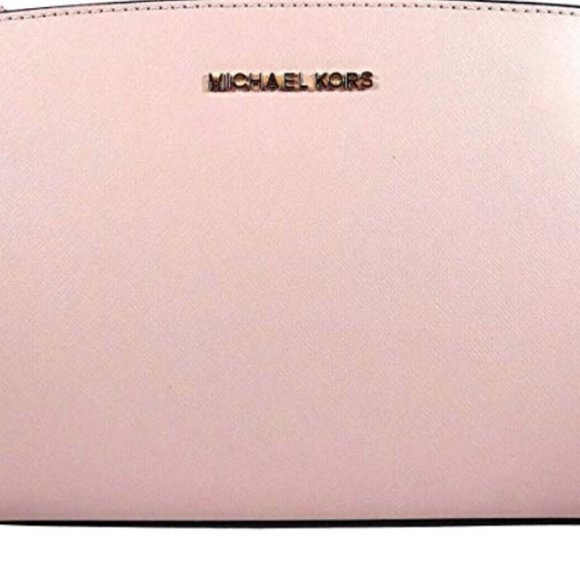 Michael Kors Selma Pink Messenger Leather - Picture 1 of 5